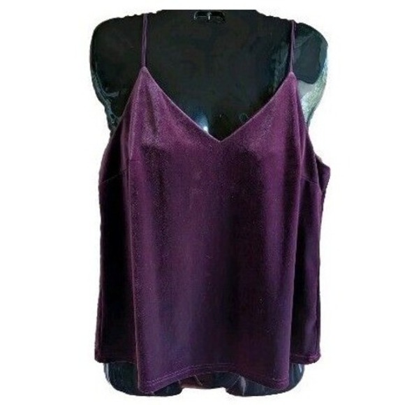 a new day Tops - Velvet Womens Tank Top S Whimsigoth Witchy Dark Cottage Deep Burgundy Regency